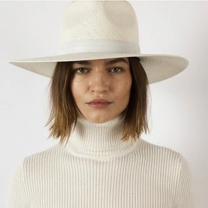 Janessa Leone Zoe Fedora Straw Hat